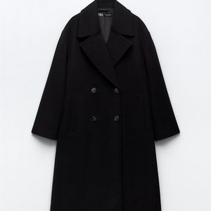 Worn once. Zara oversized coat